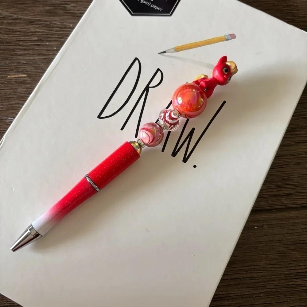 My Little Pony: Deputy Sprout handmade beaded pen